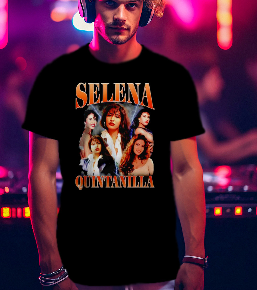 Selena Quintanilla Vintage Iconic Collage T-Shirt