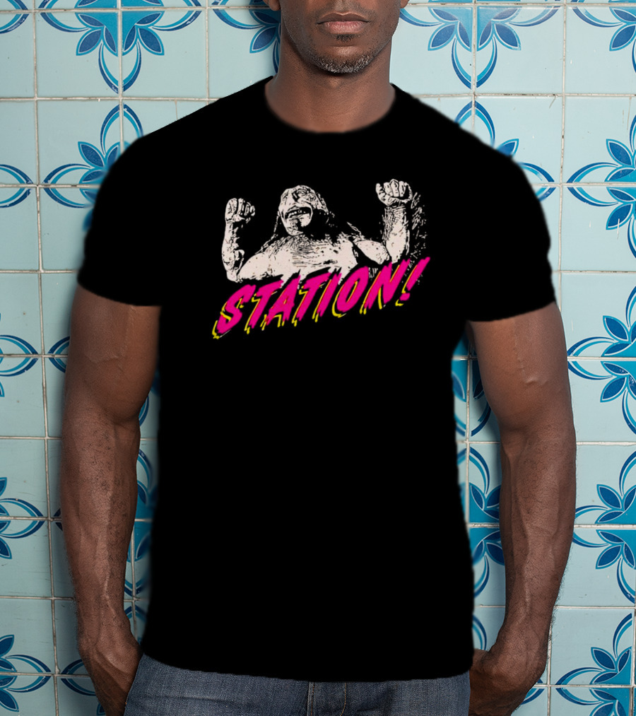 Station Bill And Ted's Bogus Journey Retro Monster T-Shirt