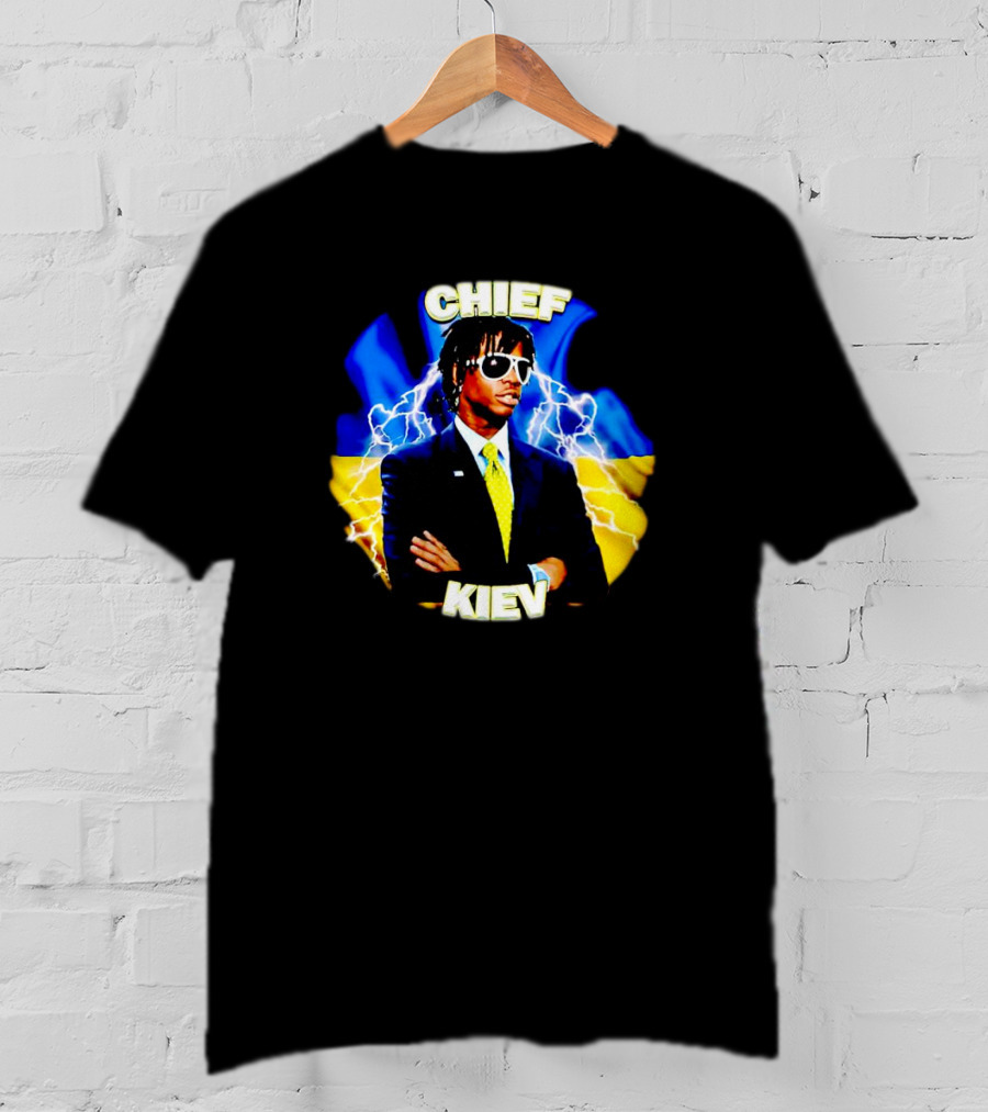 Chief Kiev Lightning Suit And Sunglasses T-Shirt