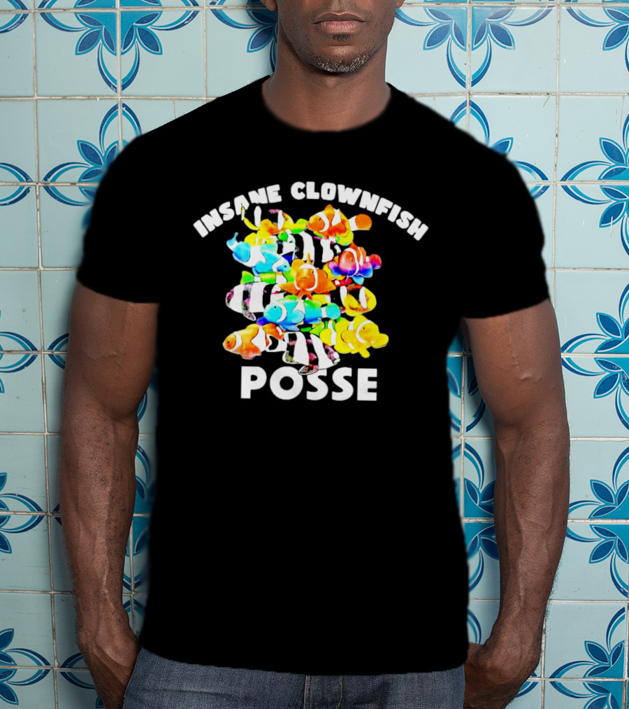 Insane Clownfish Posse Colorful Group T-Shirt