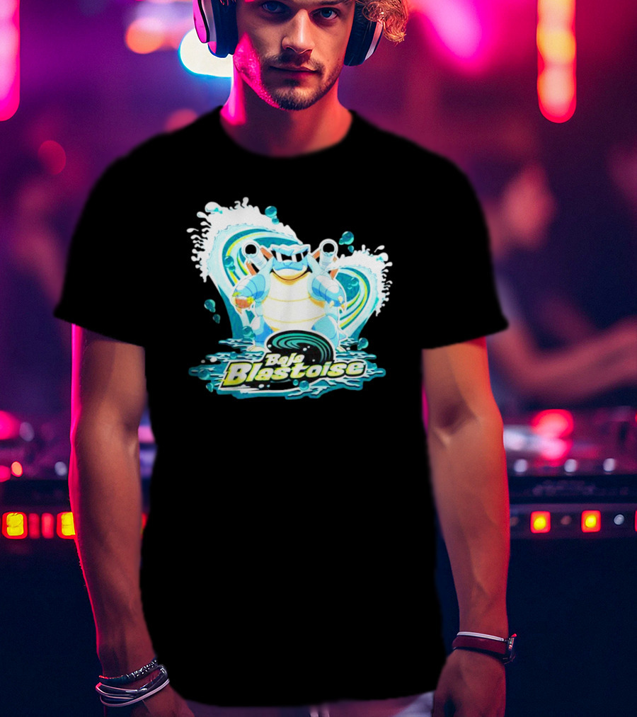 Baja Blastoise Splashing Surf Adventure T-Shirt