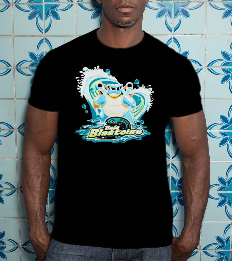 Baja Blastoise Splashing Surf Adventure T-Shirt