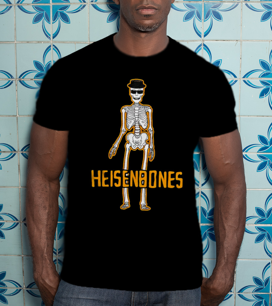 Heisenbones Skeleton With Hat And Sunglasses T-Shirt