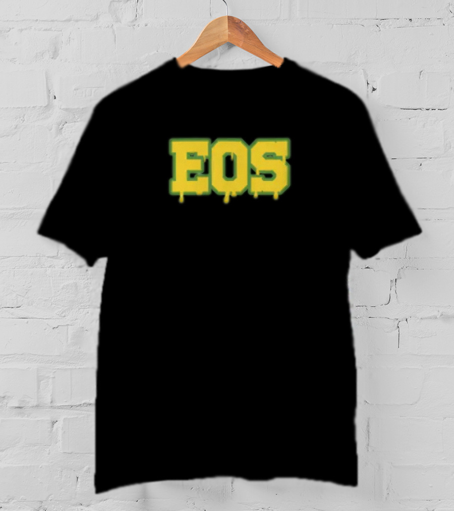 Yah3 Vaultroom Eos Dripping Neon Text T-Shirt
