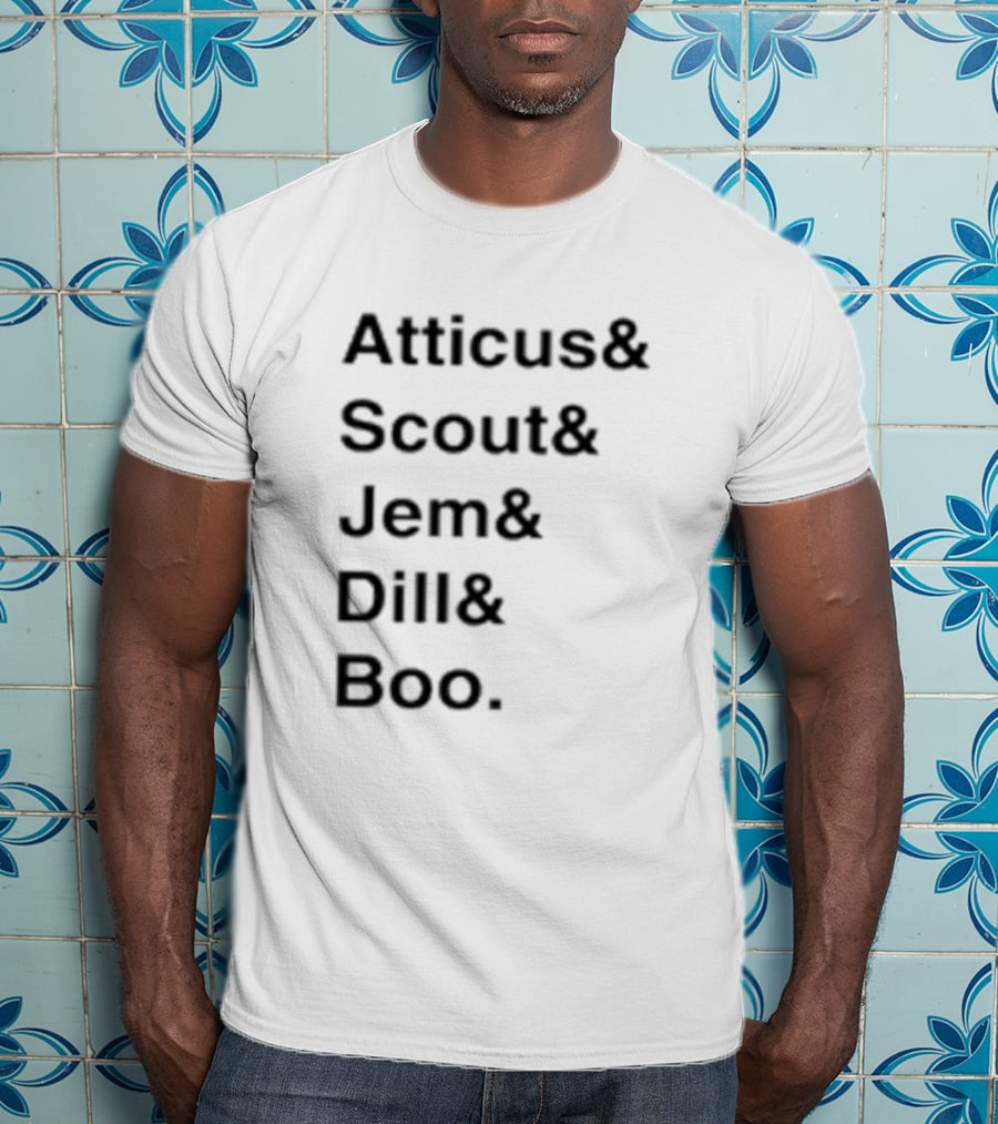 Atticus Scout Jem Dill Boo To Kill A Mockingbird Characters T-Shirt