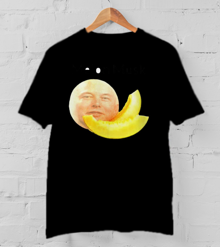 Melon Musk Canary Musk Face With Melon Slice T-Shirt