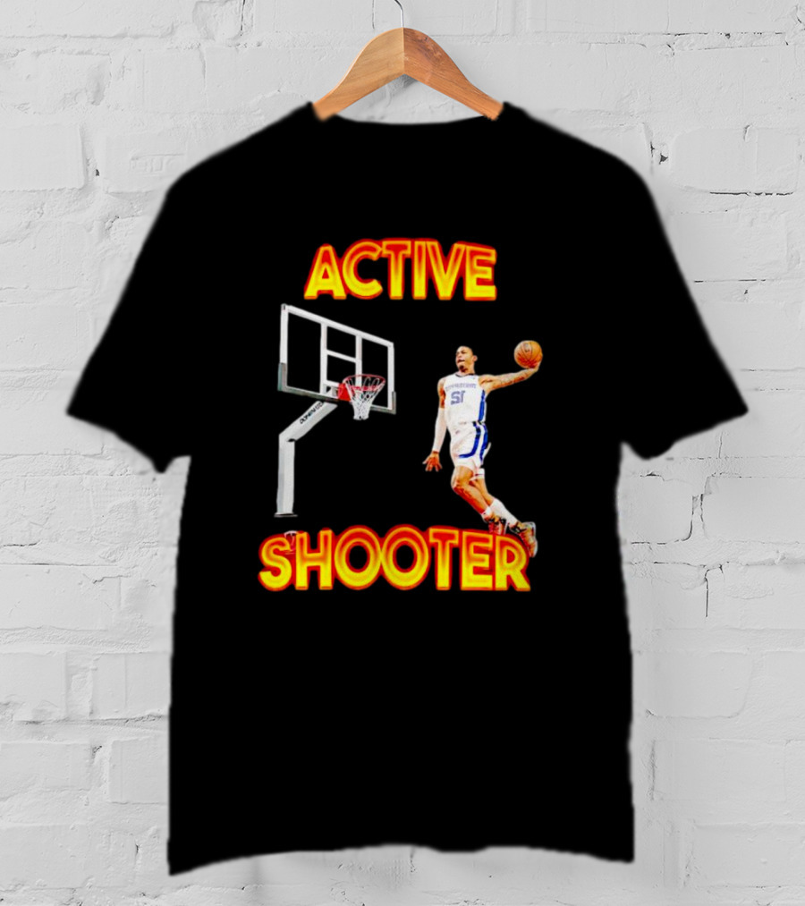ACTIVE SHOOTER Basketball Dunk Player 51 T-Shirt