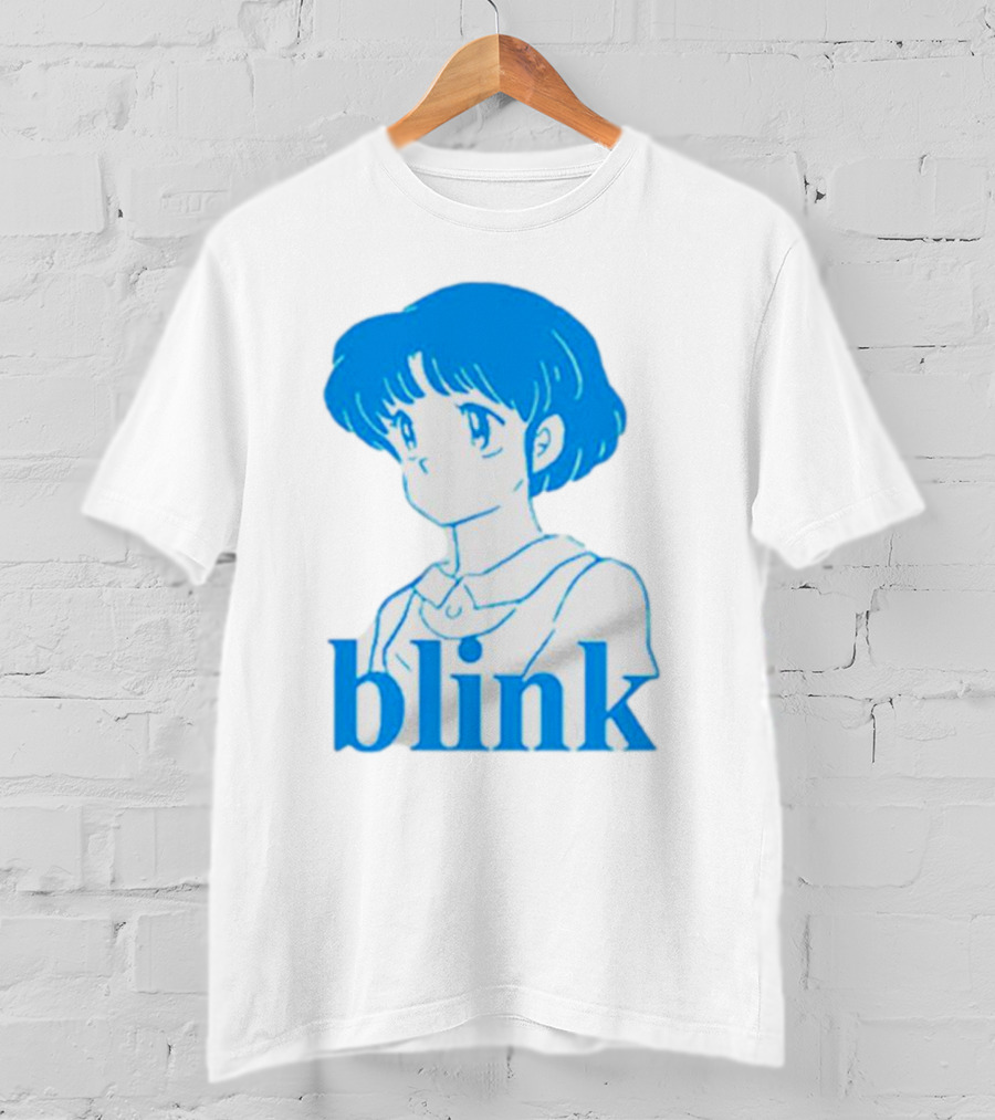 Blink Anime Girl Blue T-Shirt