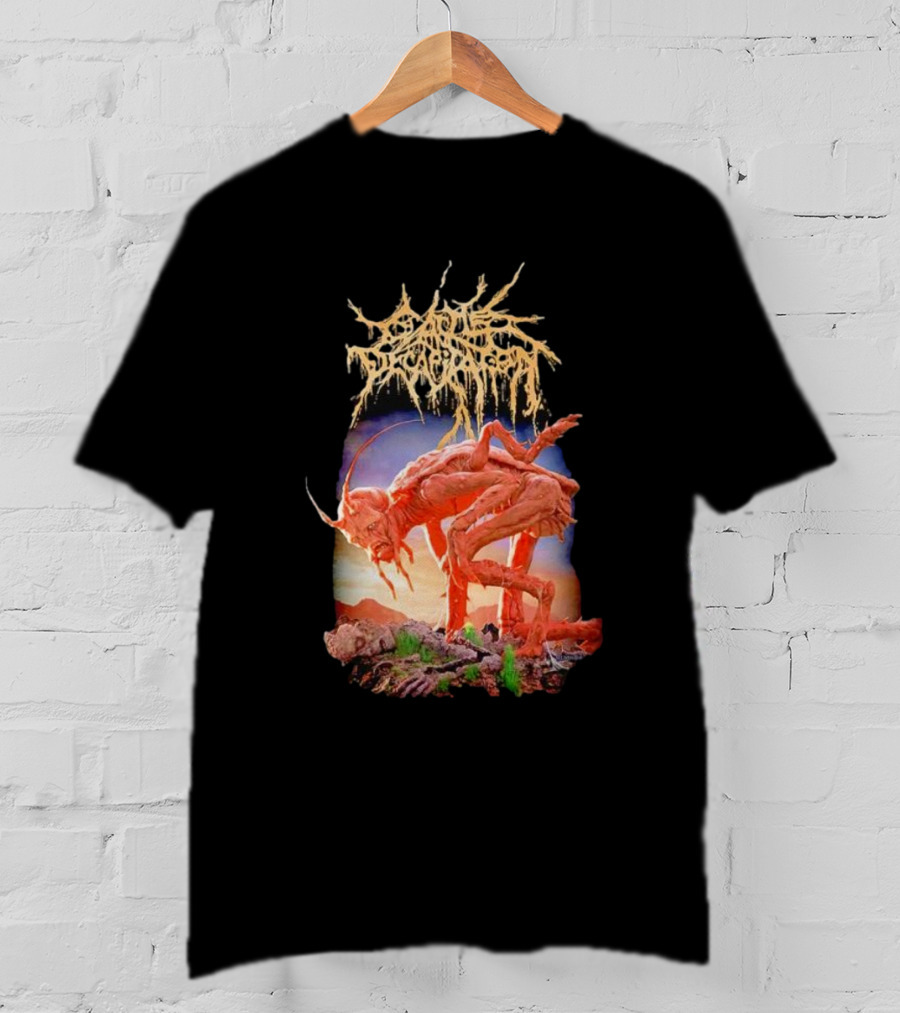 Cattle Decapitation Terrasite Alien Insect Creature Surreal Landscape T-Shirt