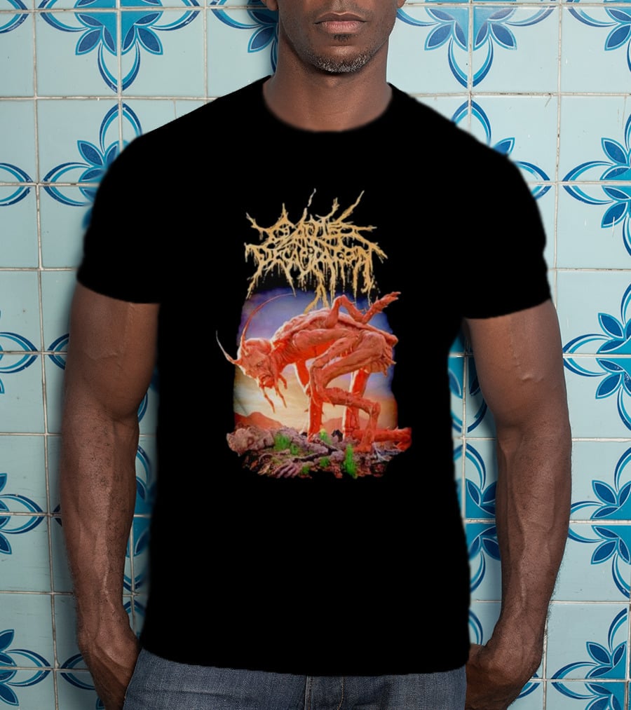Cattle Decapitation Terrasite Alien Insect Creature Surreal Landscape T-Shirt