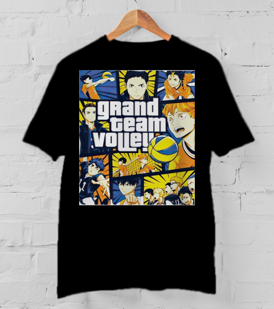 Grand Team Volley Anime Volleyball Characters T-Shirt