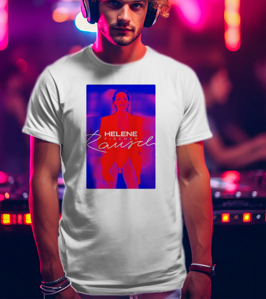 Helene Fischer Rausch Neon Style Bold Visuals T-Shirt