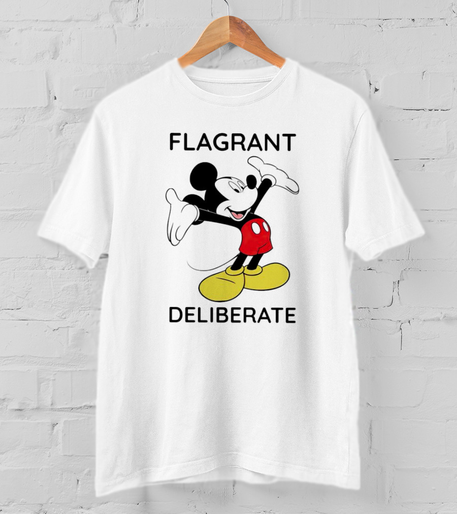 Flagrant Deliberate Mickey Mouse T-Shirt