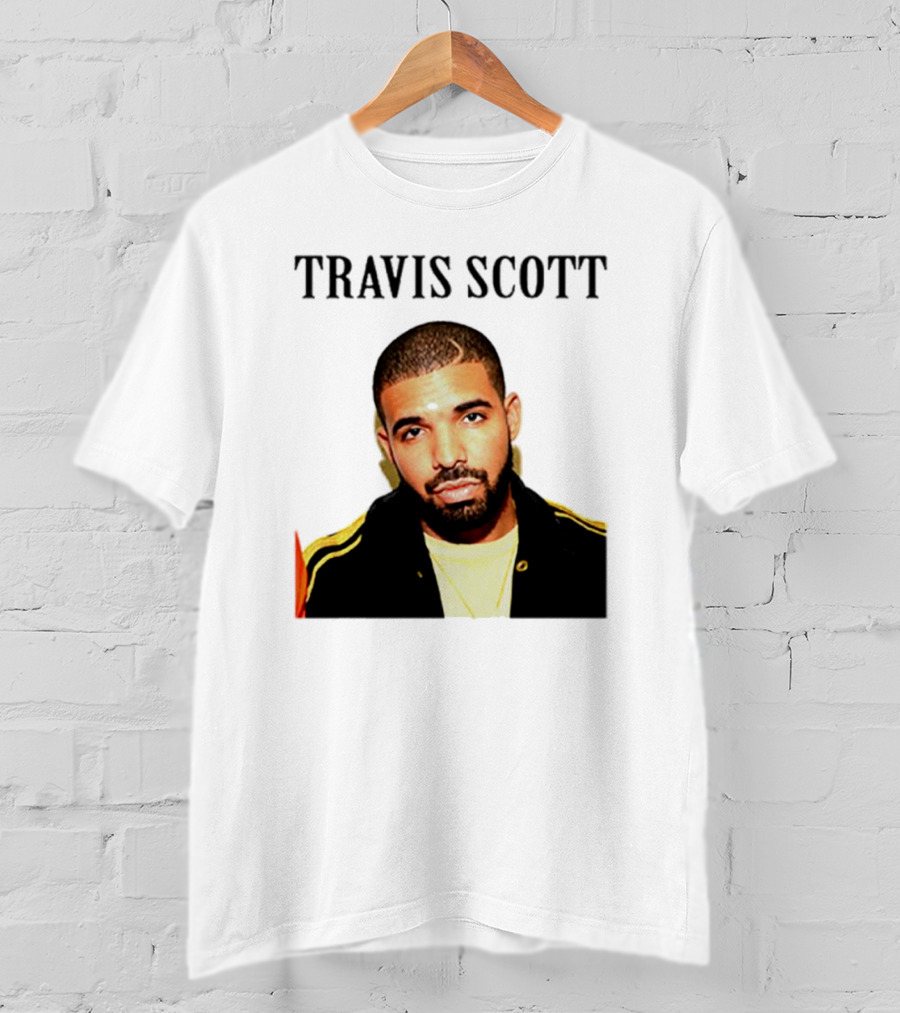 Travis Scott Drake Meme Optical Illusion T-Shirt