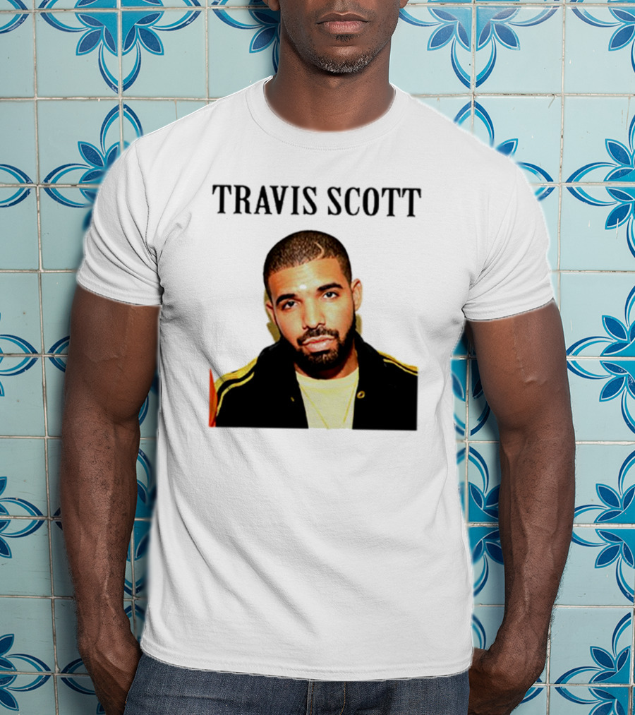 Travis Scott Drake Meme Optical Illusion T-Shirt