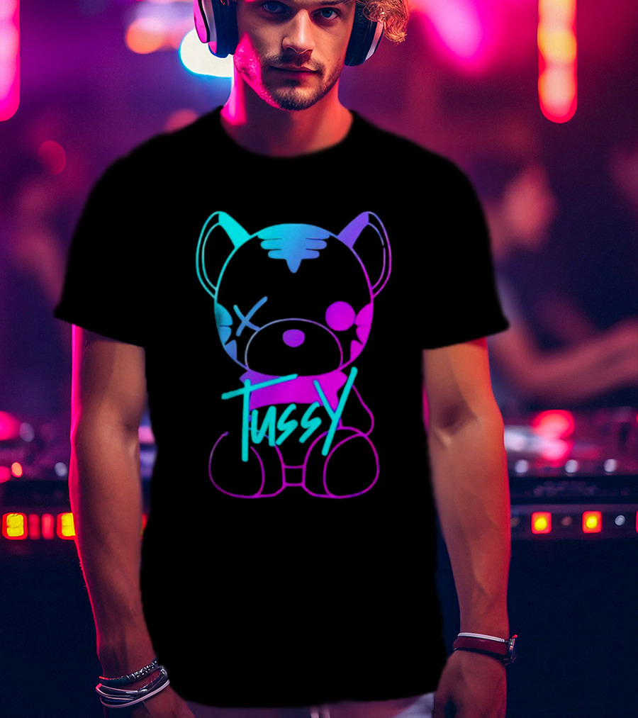 Tussy Neon Timber Tiger Games T-Shirt