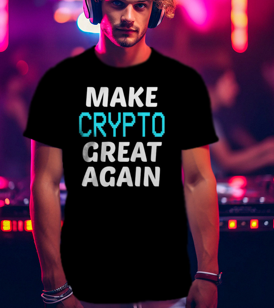MAKE CRYPTO GREAT AGAIN Retro Pixel T-Shirt