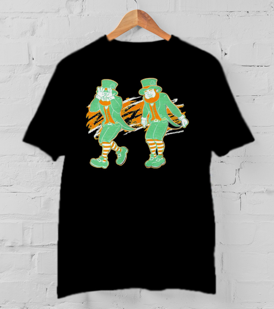 Leprechaun Griddy Dance Football T-Shirt