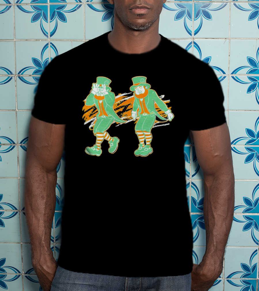 Leprechaun Griddy Dance Football T-Shirt