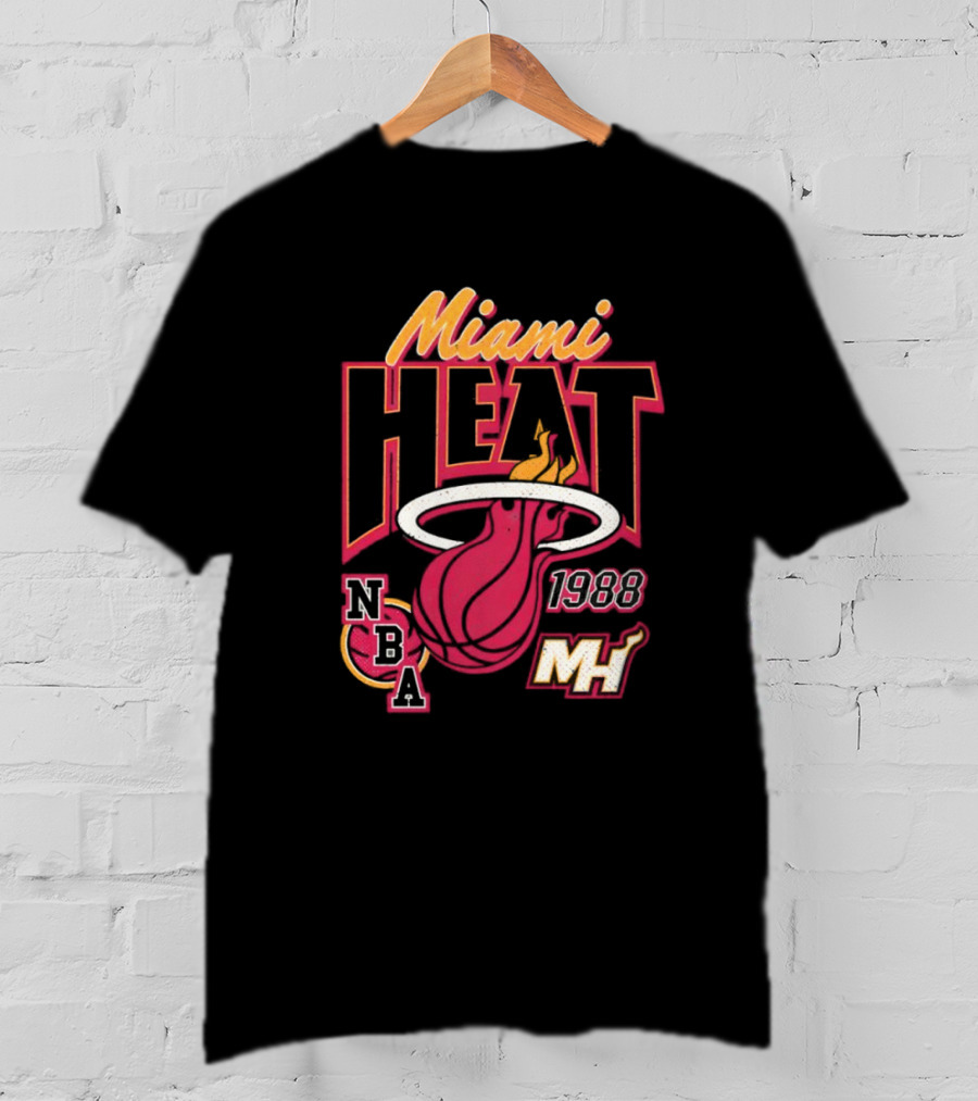 Miami Heat 1988 NBA MH Vintage Retro T-Shirt