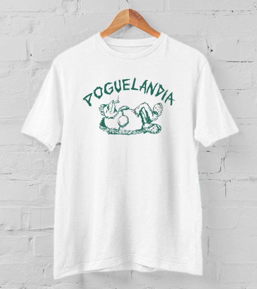 Poguelandia Relaxed Chicken Smoking T-Shirt