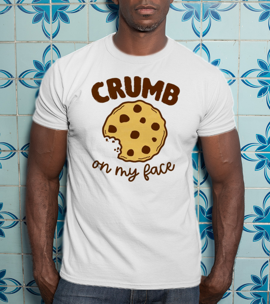 CRUMB Cookie On My Face Chocolate Chip Bite T-Shirt
