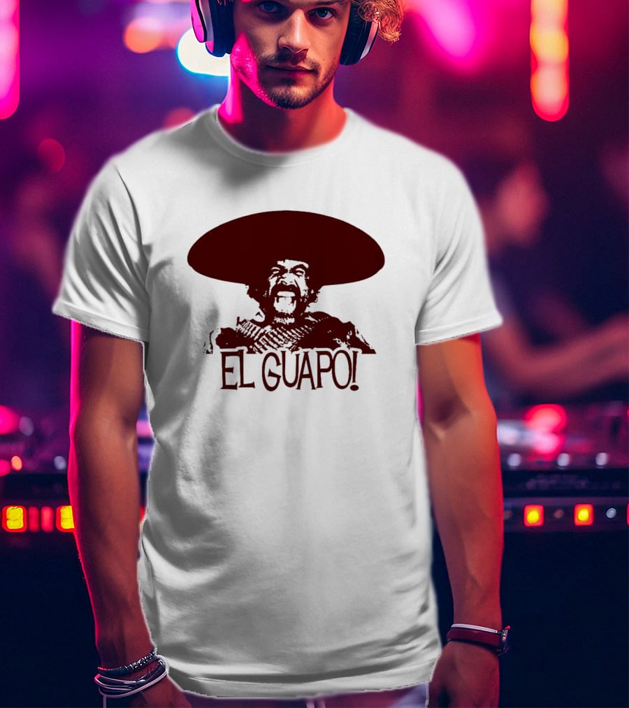 El Guapo Three Amigos Iconic Character Sombrero Image T-Shirt