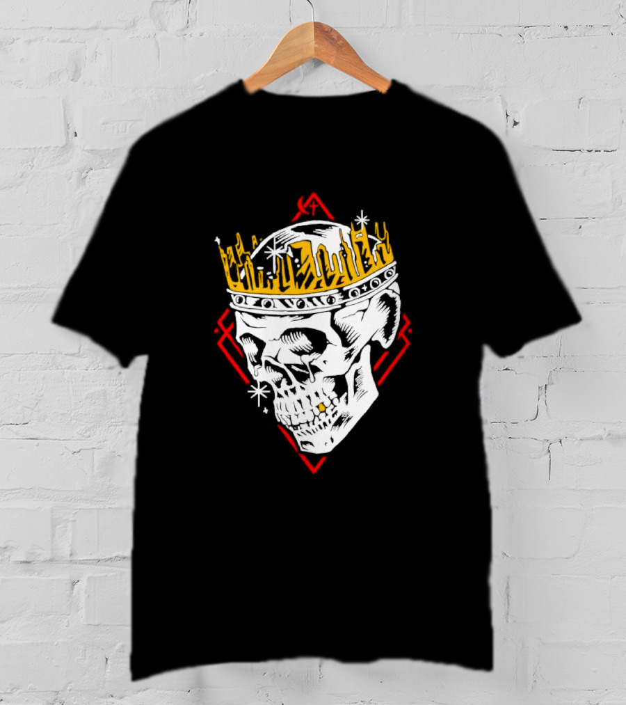 Jelly Roll Skull King Crown Red Diamond T-Shirt