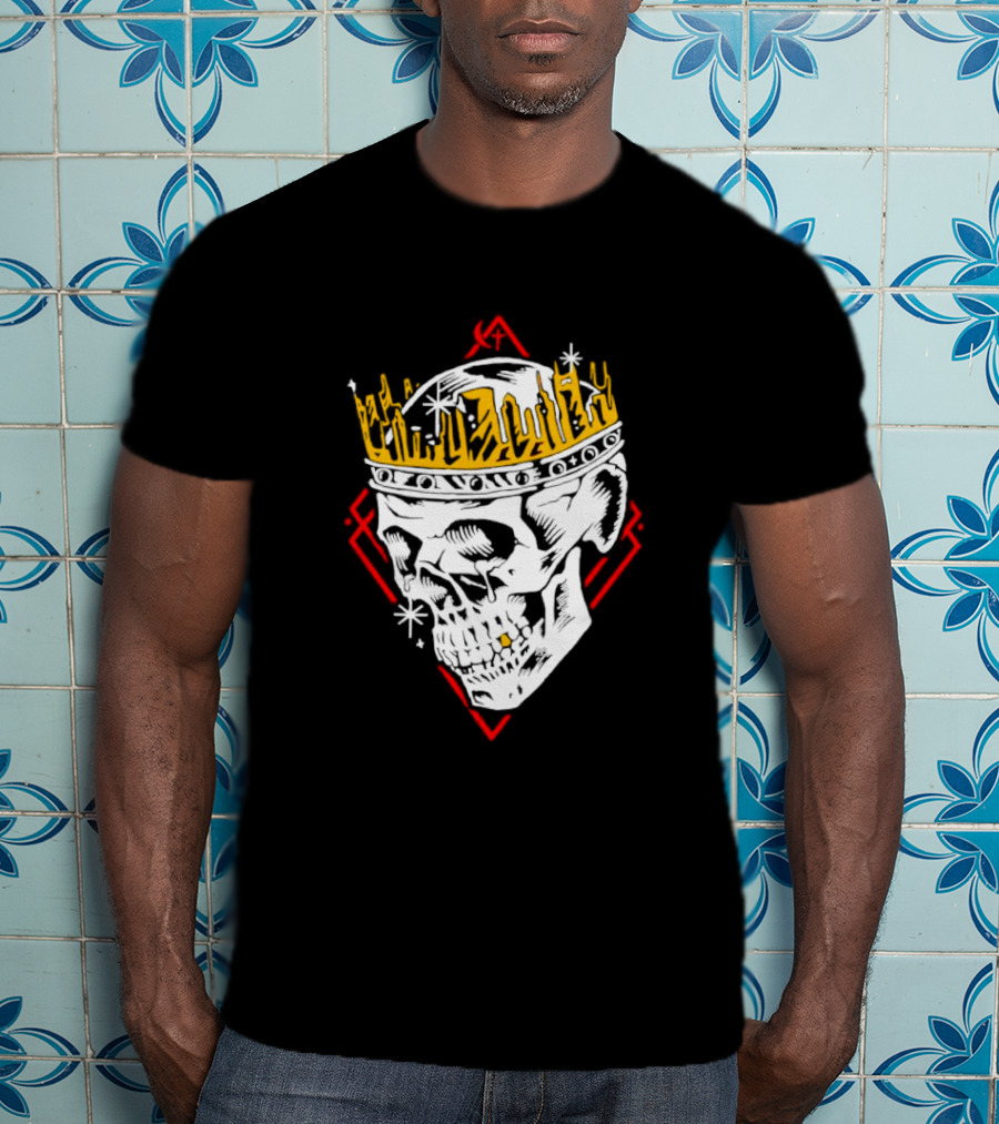 Jelly Roll Skull King Crown Red Diamond T-Shirt