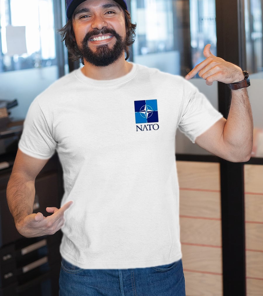 NATO Flag Emblem Logo T-Shirt