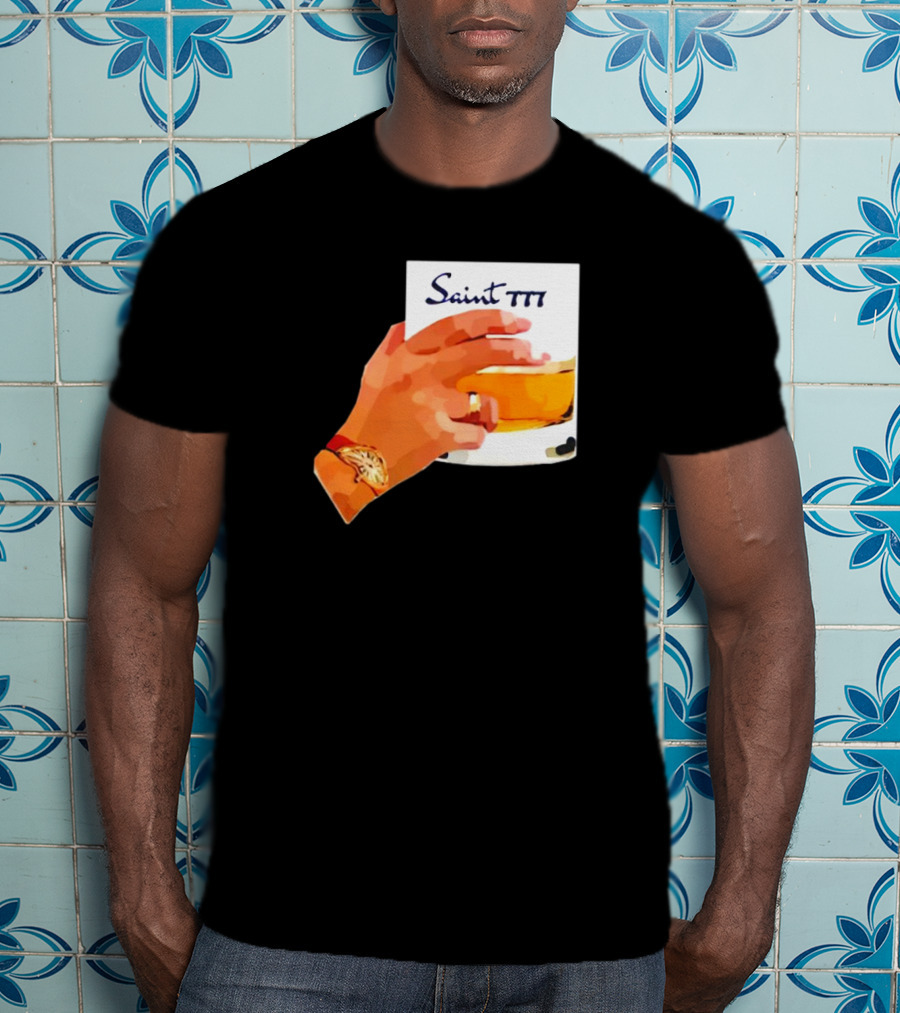 Saint 777 Whiskey Hand Watch T-Shirt