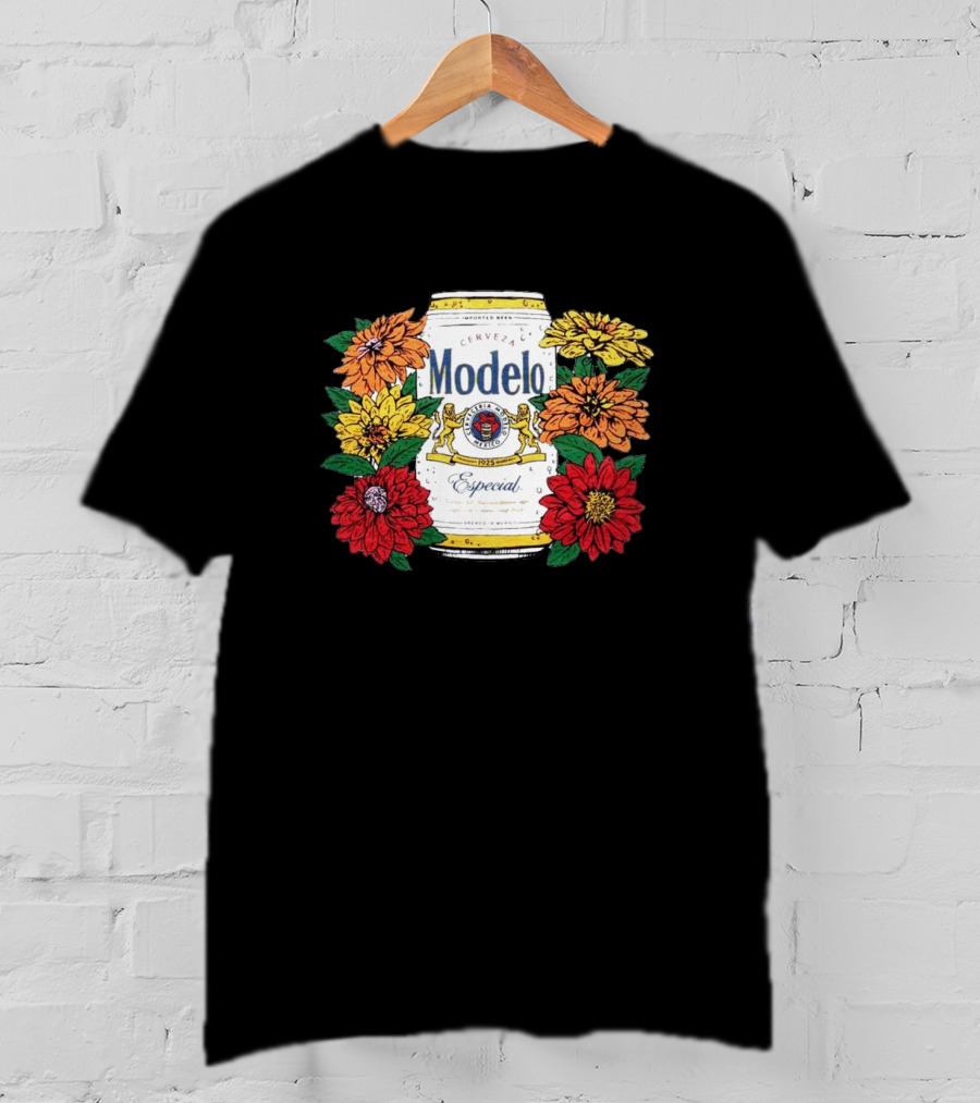 Cerveza Modelo Especial Floral Can T-Shirt