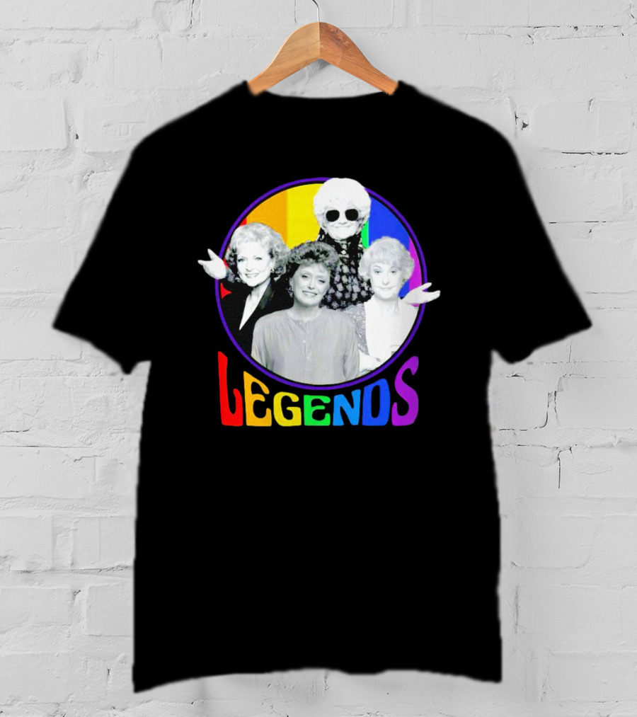Golden Girls Legends Rainbow Pride T-Shirt