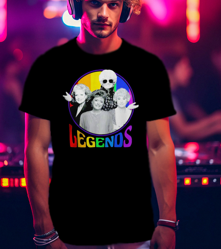 Golden Girls Legends Rainbow Pride T-Shirt