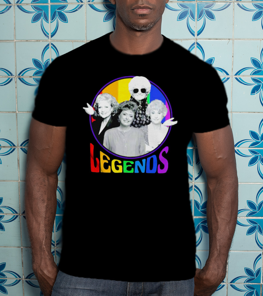 Golden Girls Legends Rainbow Pride T-Shirt