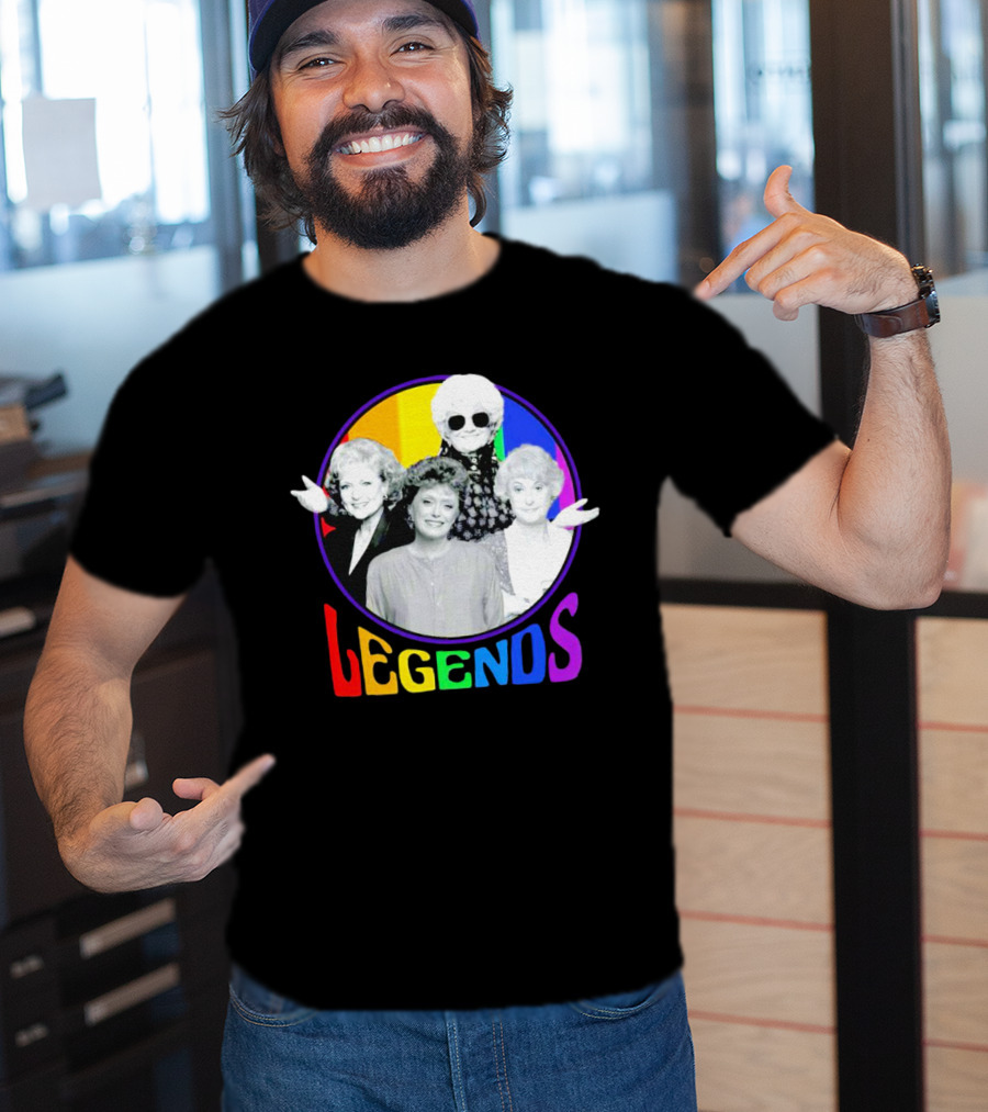 Golden Girls Legends Rainbow Pride T-Shirt