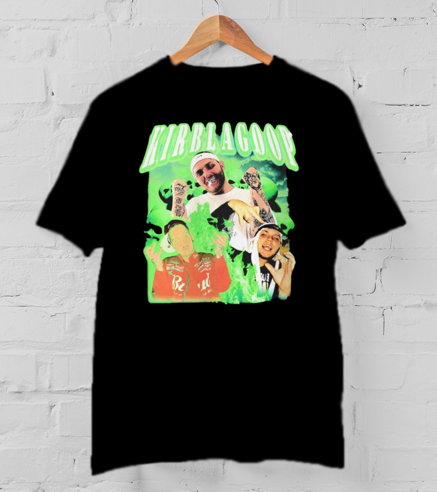 Kirblagoop Vintage Graphic With Tattoos And Racing Jacket T-Shirt