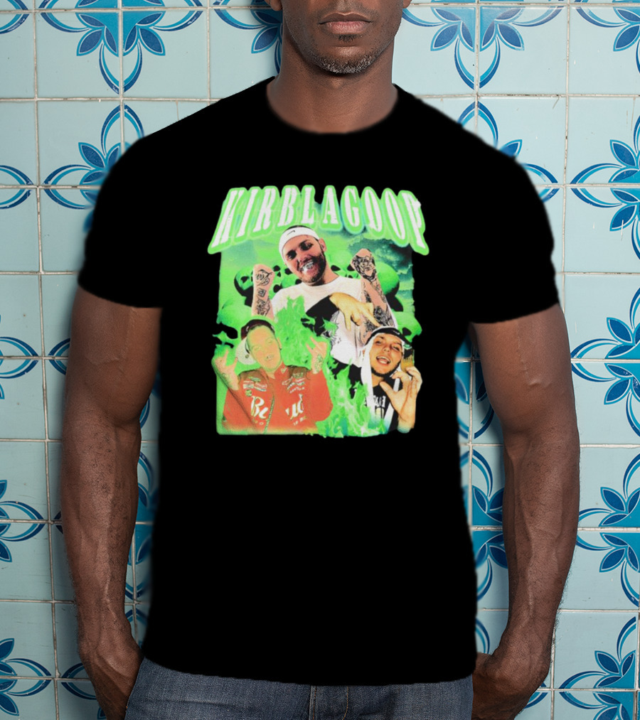 Kirblagoop Vintage Graphic With Tattoos And Racing Jacket T-Shirt