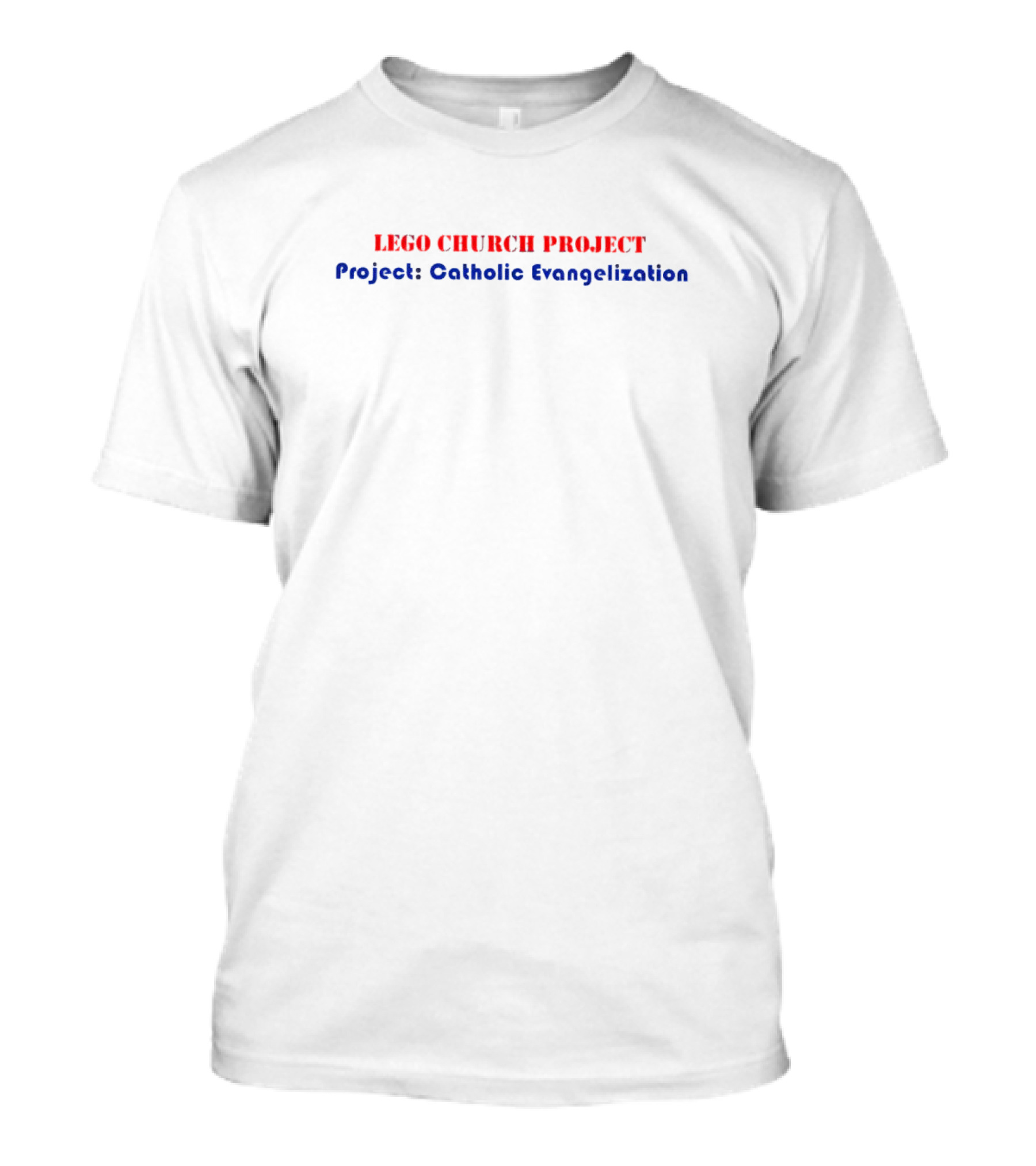 LEGO Church Project Catholic Evangelization Initiative T-Shirt