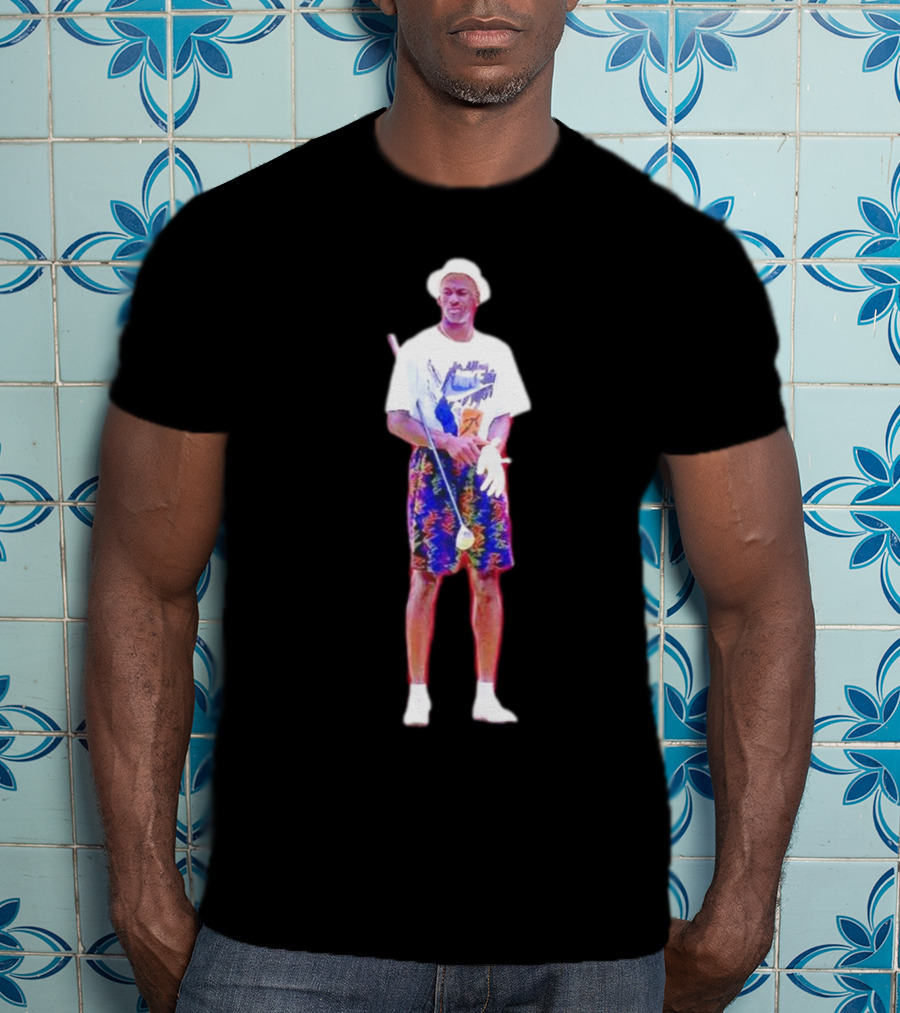 Michael Jordan Golf Outfit Bold Shorts T-Shirt