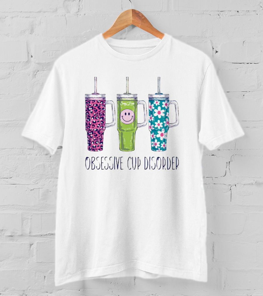 Obsessive Cup Disorder Leopard Smile Daisy T-Shirt