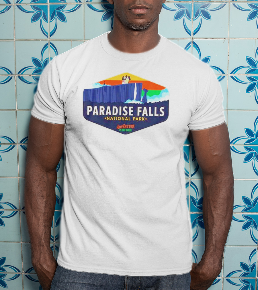 Paradise Falls National Park Adventure Is Out There T-Shirt