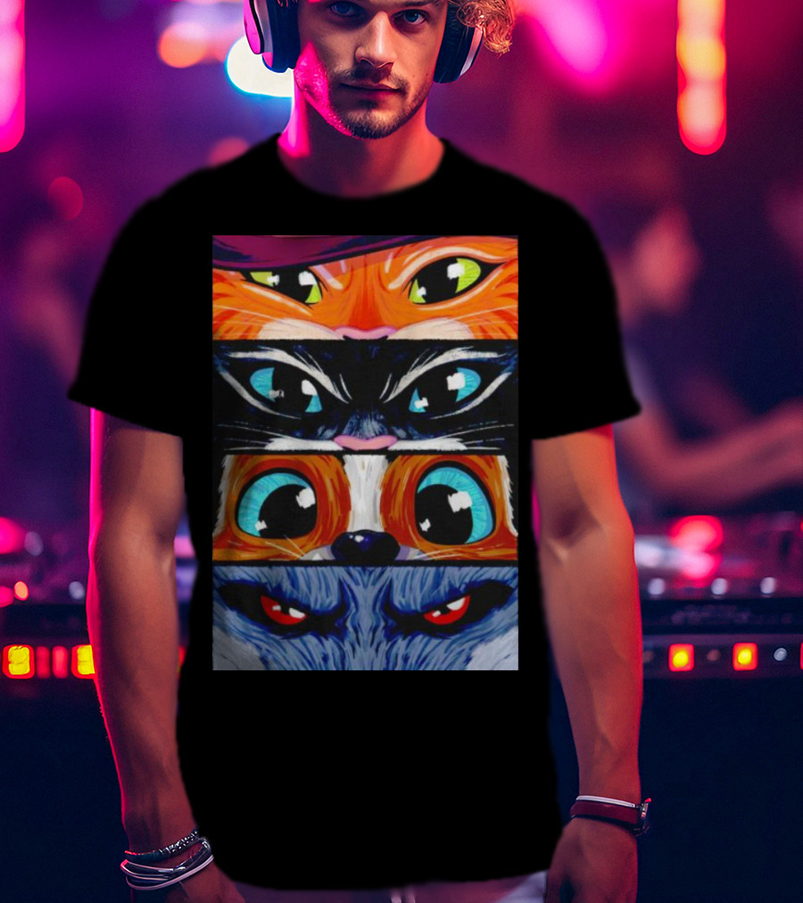 Puss In Boots Eye Expressions Collection T-Shirt
