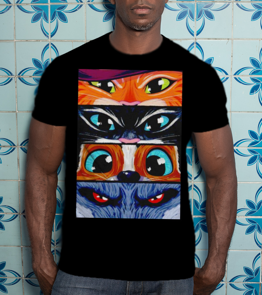 Puss In Boots Eye Expressions Collection T-Shirt