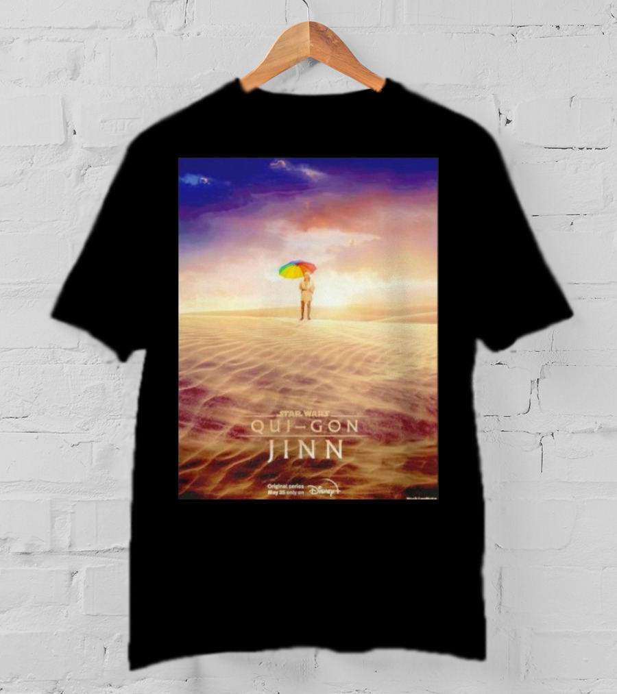 Star Wars Qui-Gon Jinn Desert Scene Disney Plus Series T-Shirt