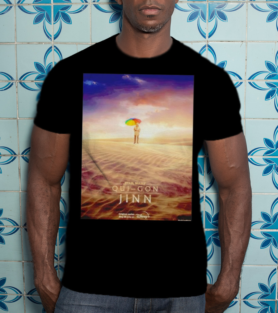 Star Wars Qui-Gon Jinn Desert Scene Disney Plus Series T-Shirt