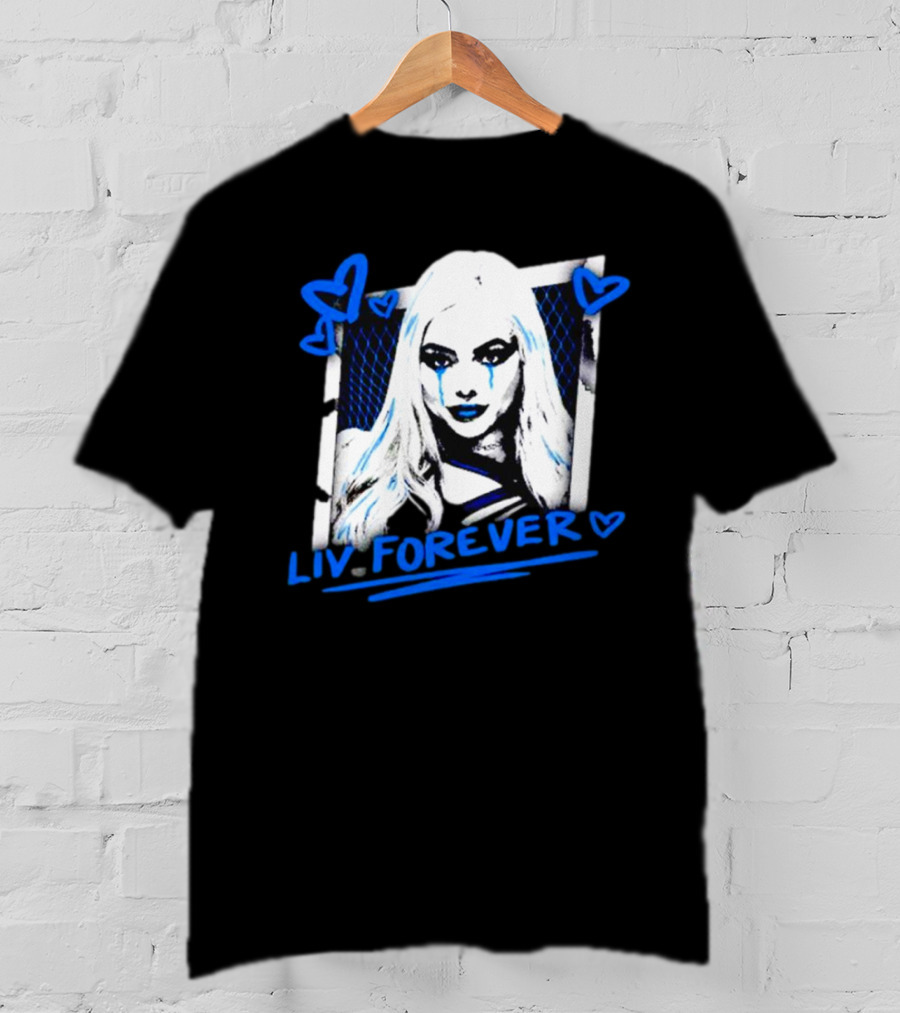Liv Forever Crying Hearts Bayley Wearing A Liv Morgan T-Shirt