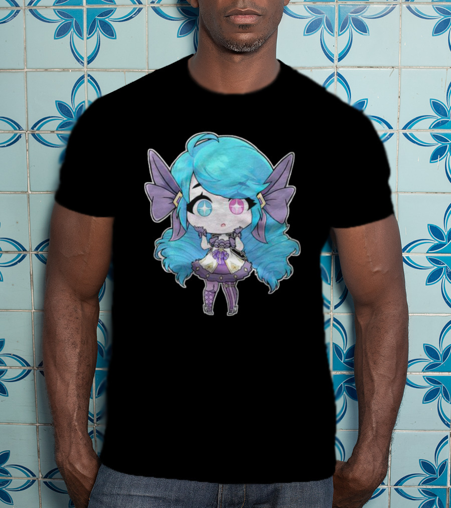 Cute Gwen Chibi LOL Character T-Shirt