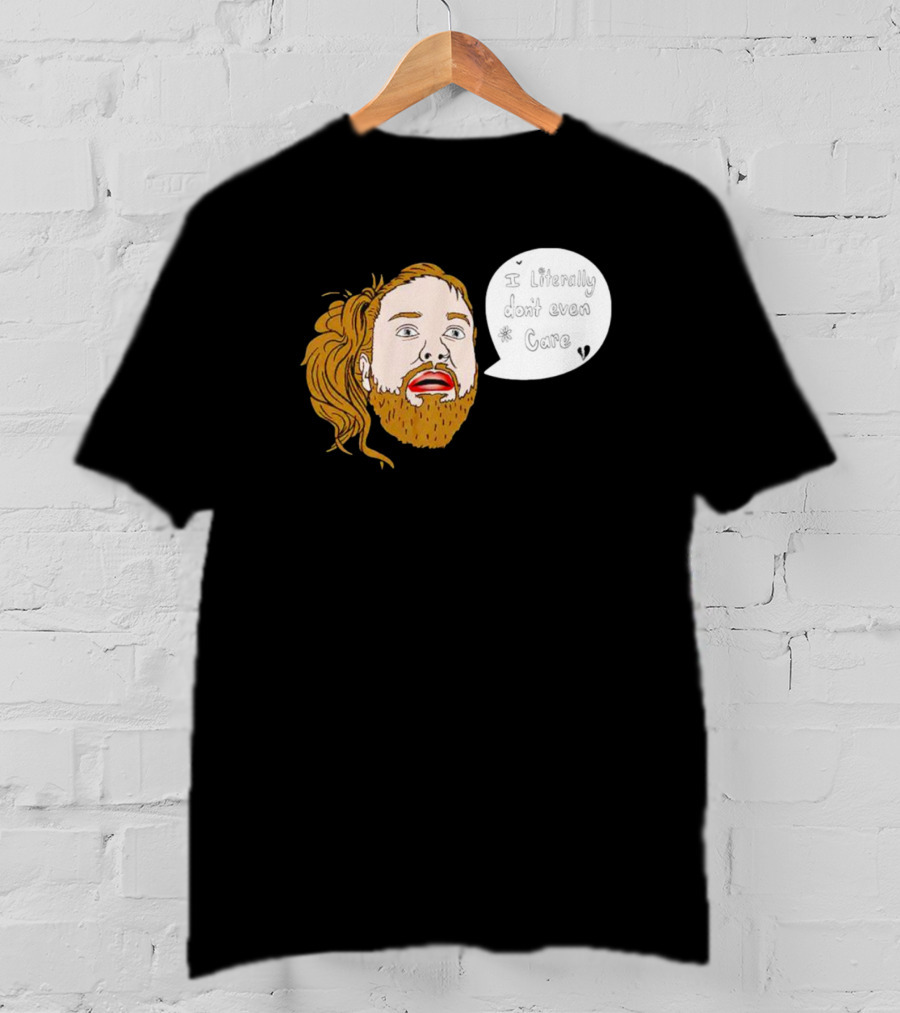 I Literally Don’t Even Care Comic T-Shirt