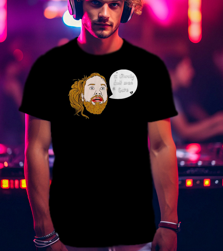 I Literally Don’t Even Care Comic T-Shirt
